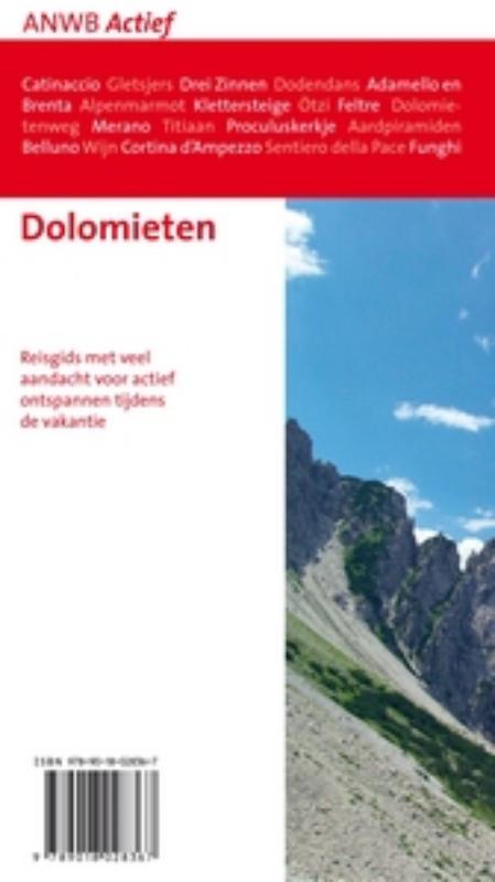 Achterkant van Dolomieten