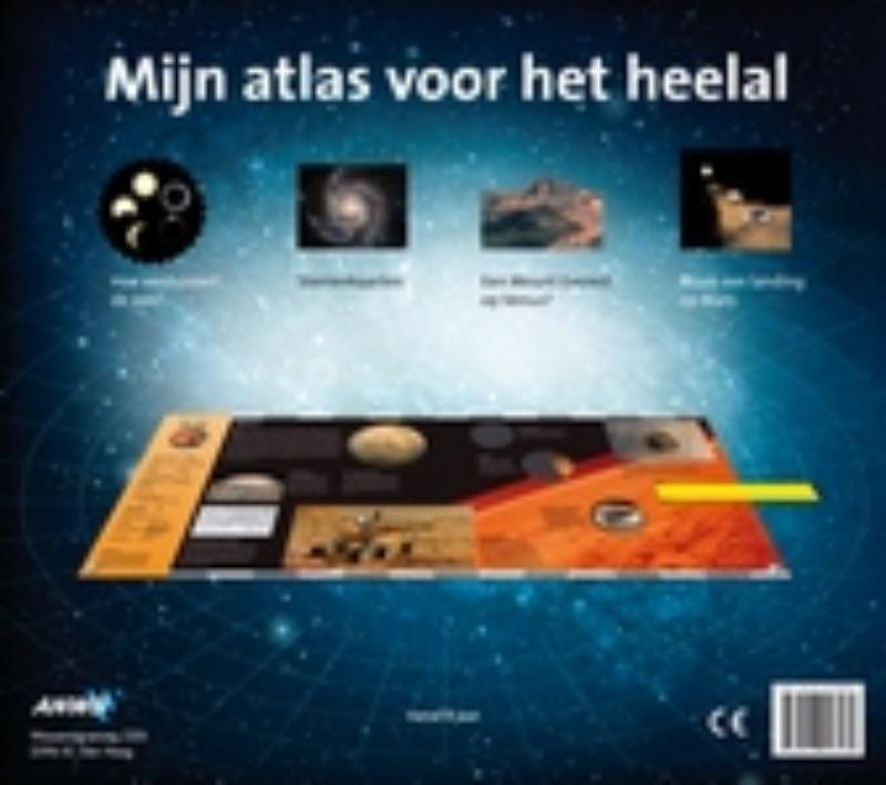 Achterkant van Mijn atlas voor het heelal