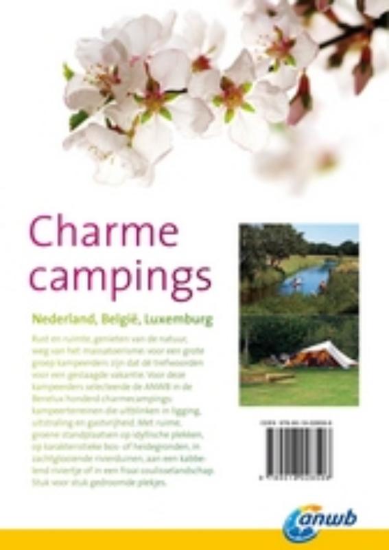 Achterkant van Charme campings Nederland, Belgie, Luxemburg