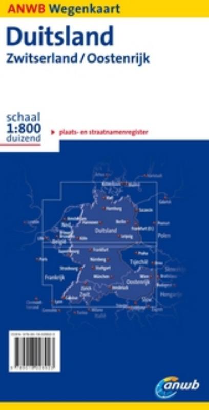 Achterkant van Duitsland Zwitserland Oostenrijk