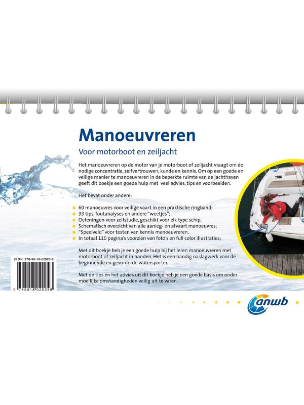 Achterkant van Manoeuvreren voor motorboot en zeiljacht