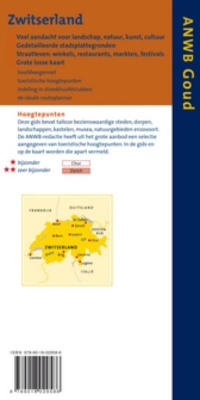Achterkant van Zwitserland