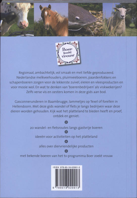 Achterkant van Vee, vogels & vis