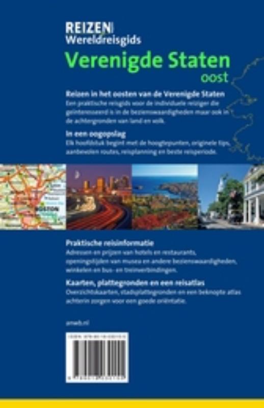 Achterkant van Verenigde Staten Oost