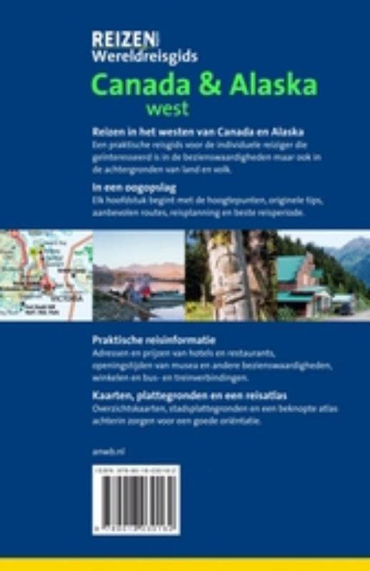 Achterkant van Canada west en Alaska