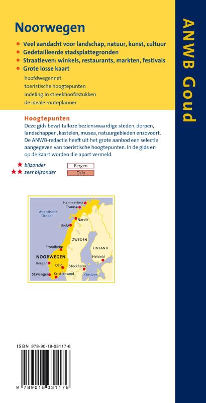 Achterkant van Noorwegen