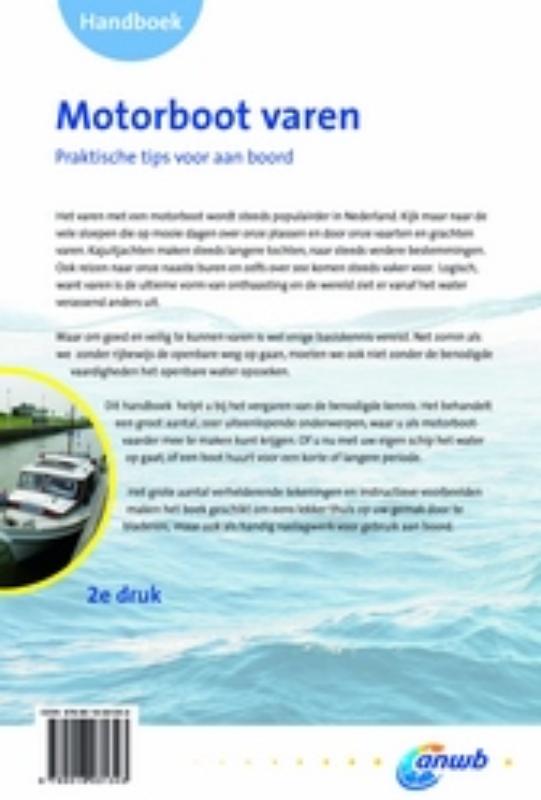 Achterkant van Handboek motorboot varen