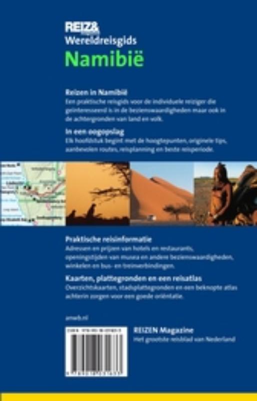 Achterkant van Namibië