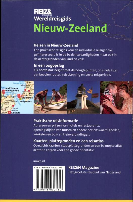 Achterkant van Nieuw-Zeeland