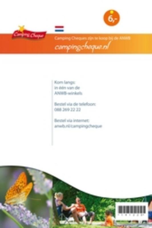 Achterkant van Camping Cheque Gids 2011