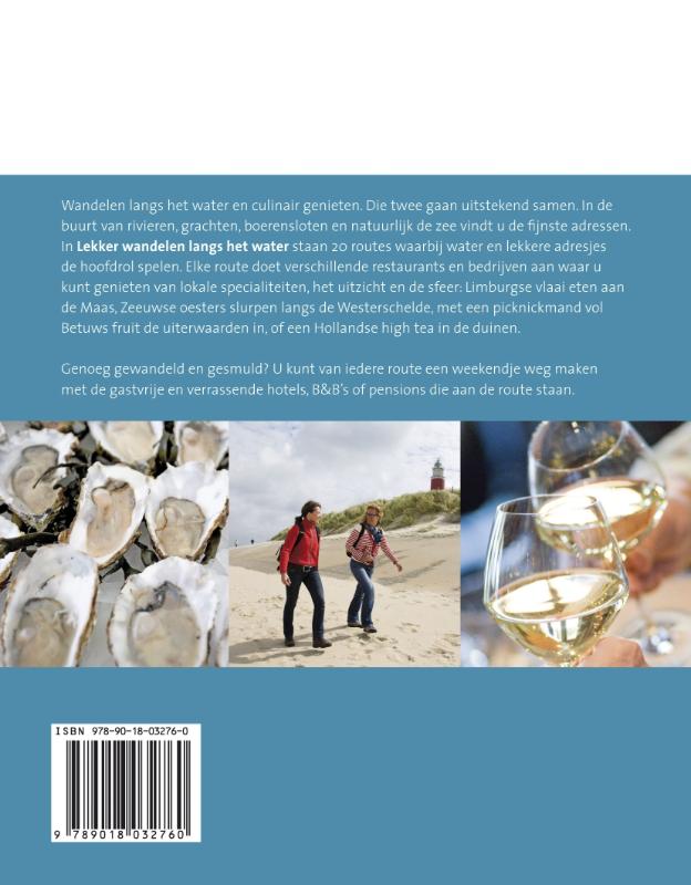 Achterkant van Lekker wandelen langs het water