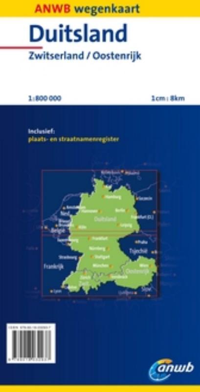 Achterkant van Duitsland Zuid, Zwitserland, Oostenrijk