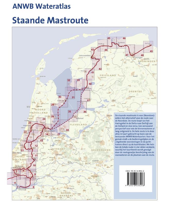 Achterkant van Staande mastroute