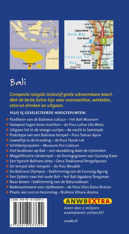 Achterkant van Bali