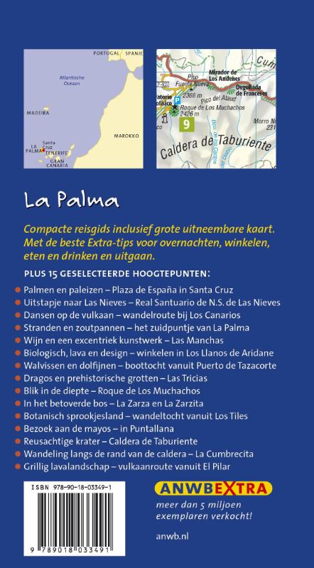 Achterkant van La Palma