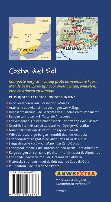 Achterkant van Costa del Sol
