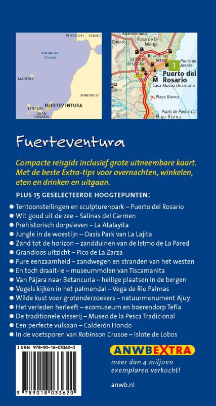 Achterkant van Fuertaventura
