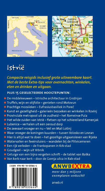 Achterkant van Istrië
