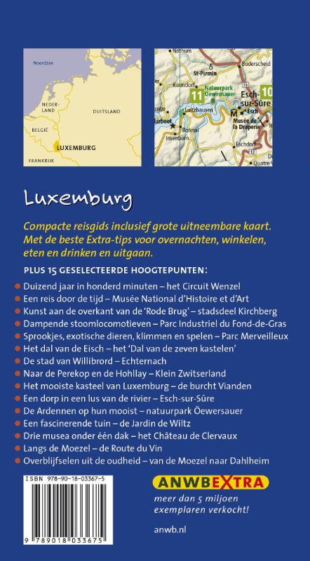 Achterkant van Luxemburg