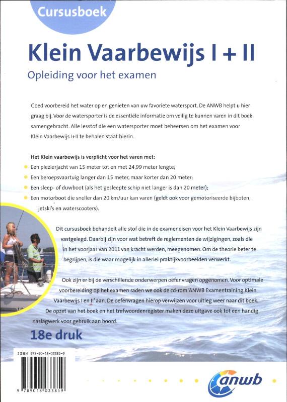 Achterkant van Cursusboek