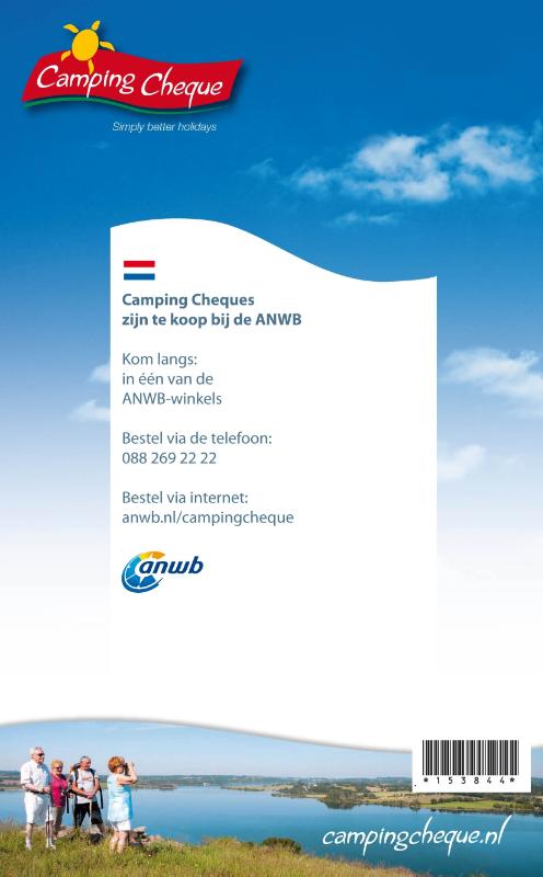 Achterkant van Camping Cheque