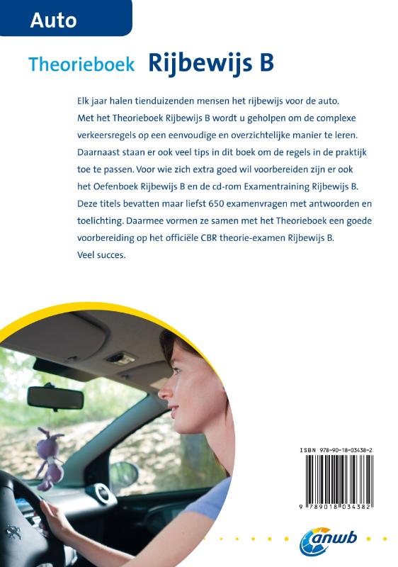 Achterkant van theorieboek