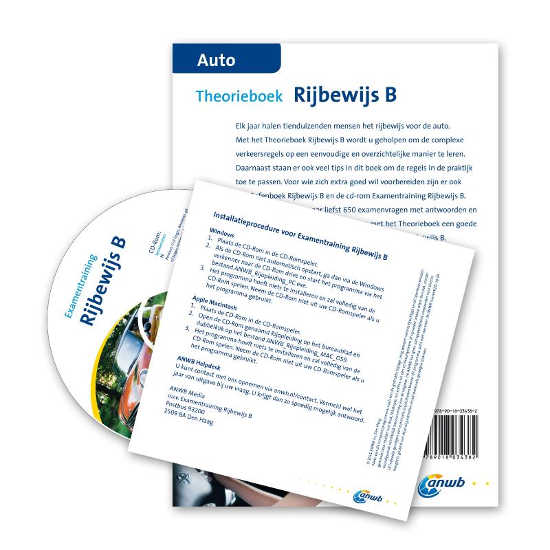 Achterkant van theorieboek