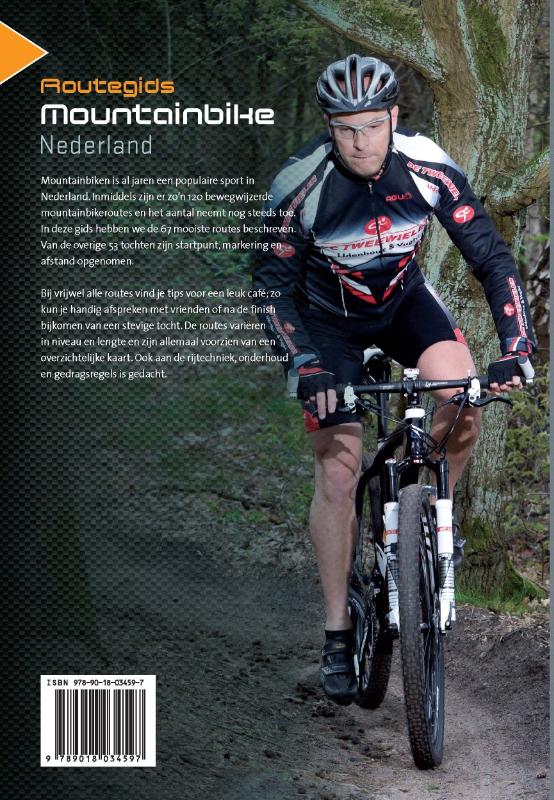 Achterkant van Mountainbike Nederland