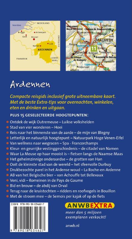Achterkant van Ardennen