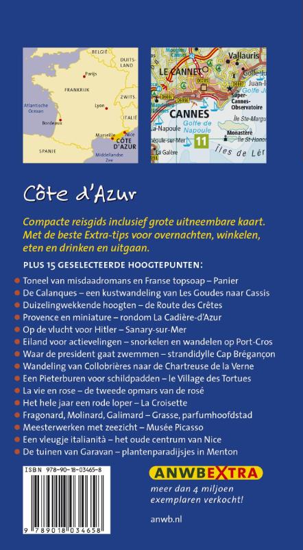 Achterkant van Cote d'Azur