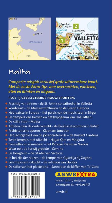 Achterkant van Malta