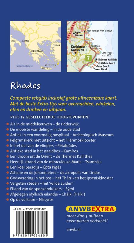 Achterkant van Rhodos