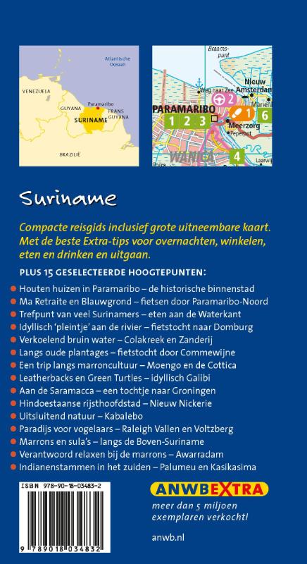Achterkant van Suriname