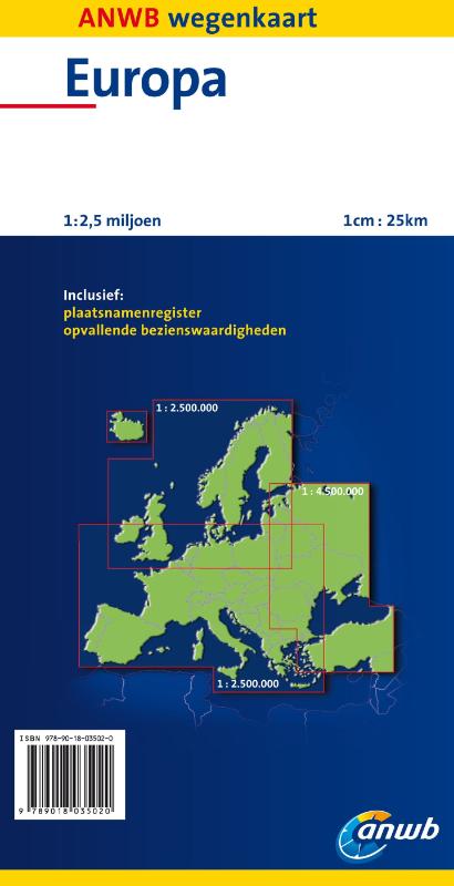 Achterkant van Europa