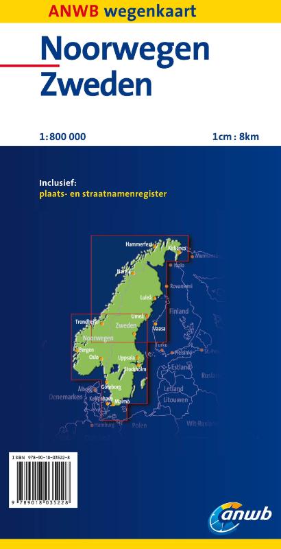 Achterkant van Noorwegen ; Zweden