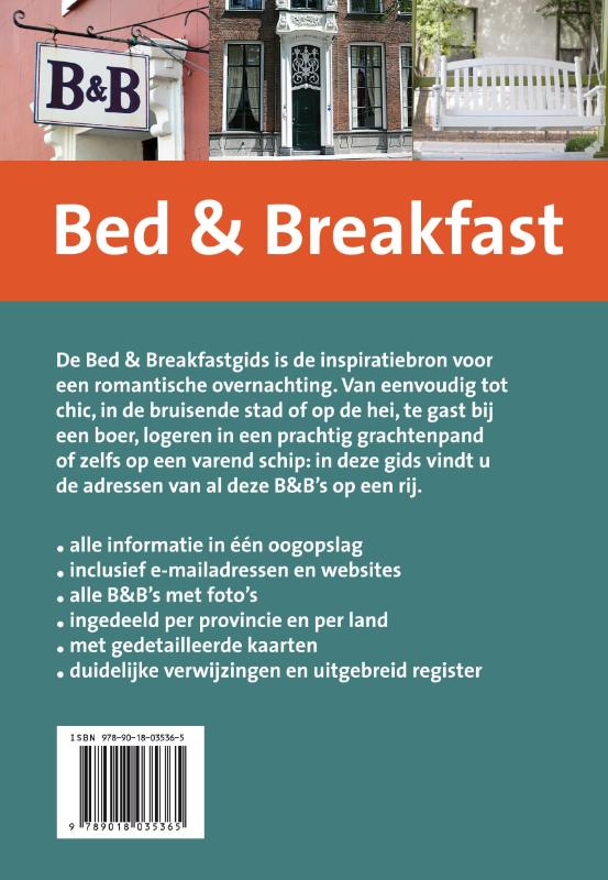 Achterkant van Bed and breakfast Nederland