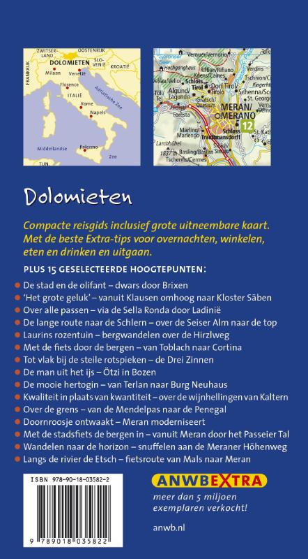 Achterkant van Dolomieten