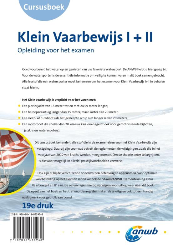 Achterkant van Cursusboek