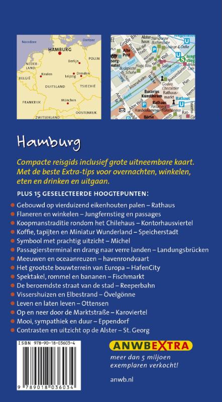 Achterkant van Hamburg