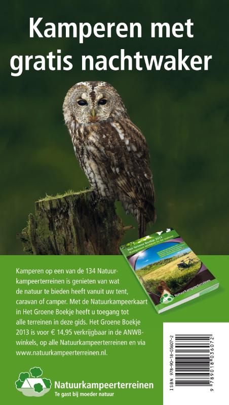 Achterkant van Kleine campings 2013