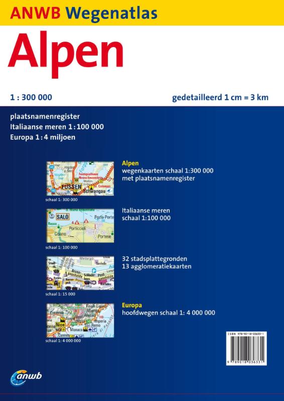 Achterkant van Alpen 2013-2014