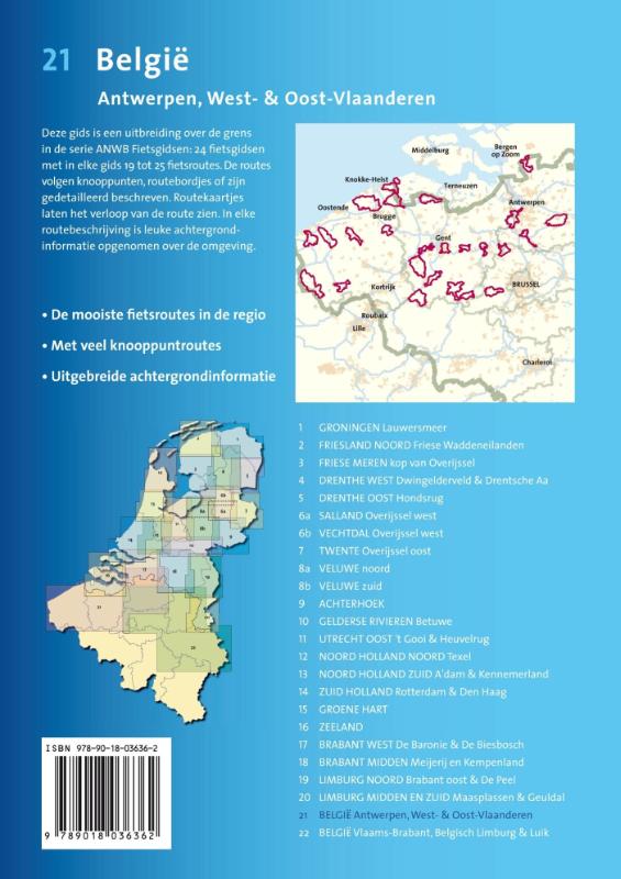 Achterkant van België: Antwerpen, West- en Oost-Vlaanderen