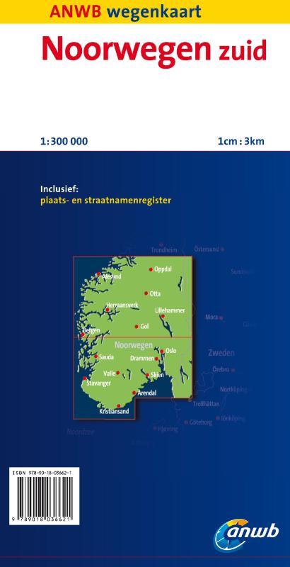 Achterkant van Noorwegen Zuid