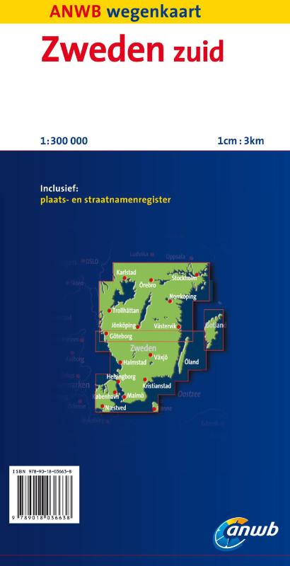 Achterkant van Zweden Zuid