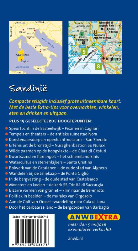 Achterkant van Sardinië