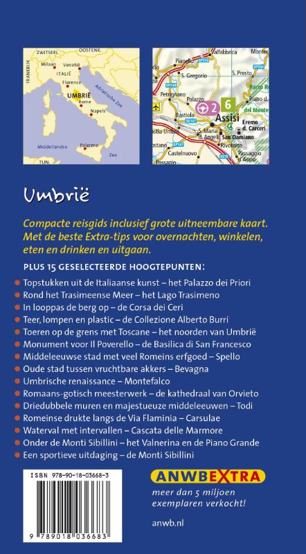 Achterkant van Umbrië