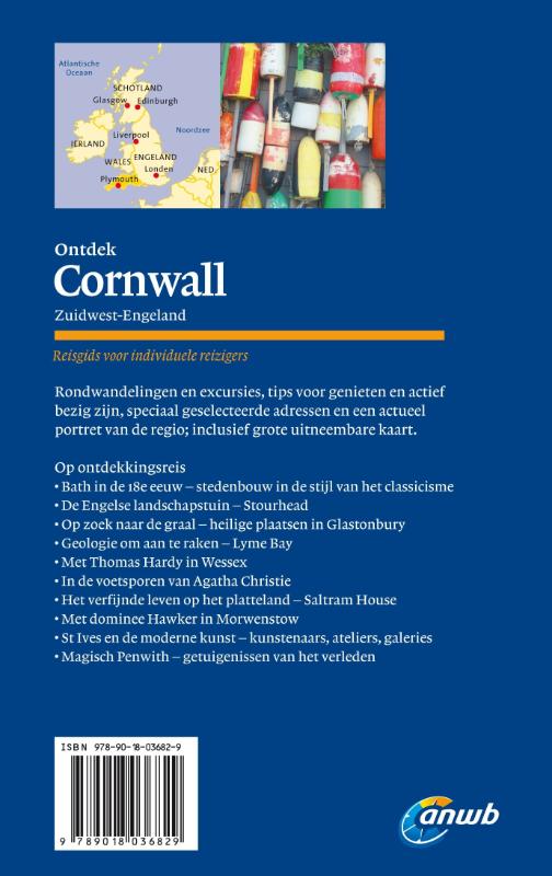 Achterkant van Cornwall ZuidWest-Engeland