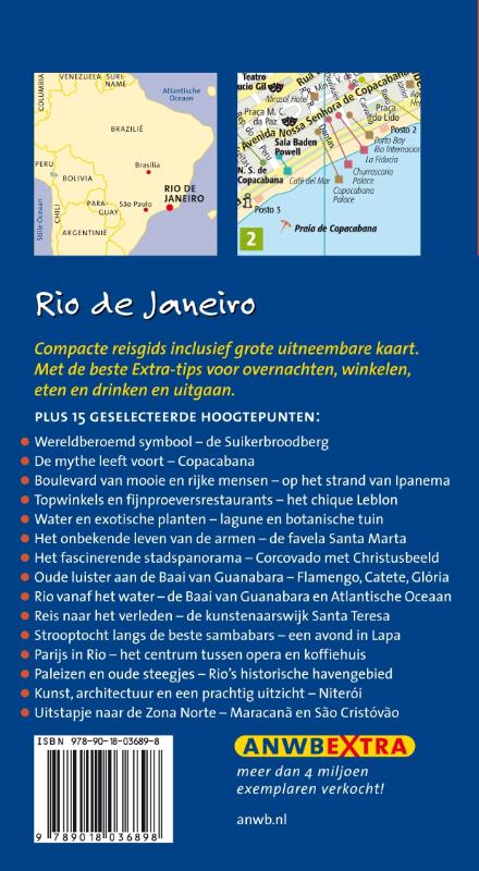 Achterkant van Rio de Janeiro