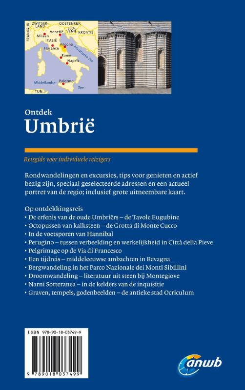 Achterkant van Umbrië