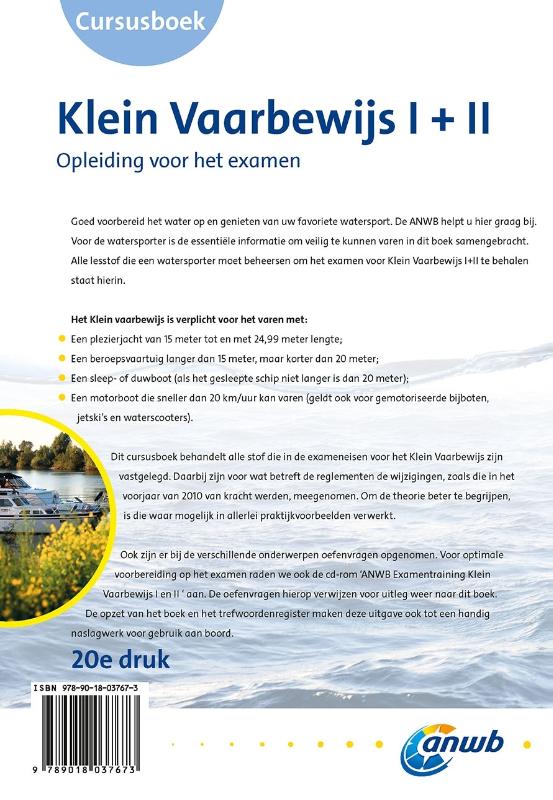 Achterkant van Cursusboek